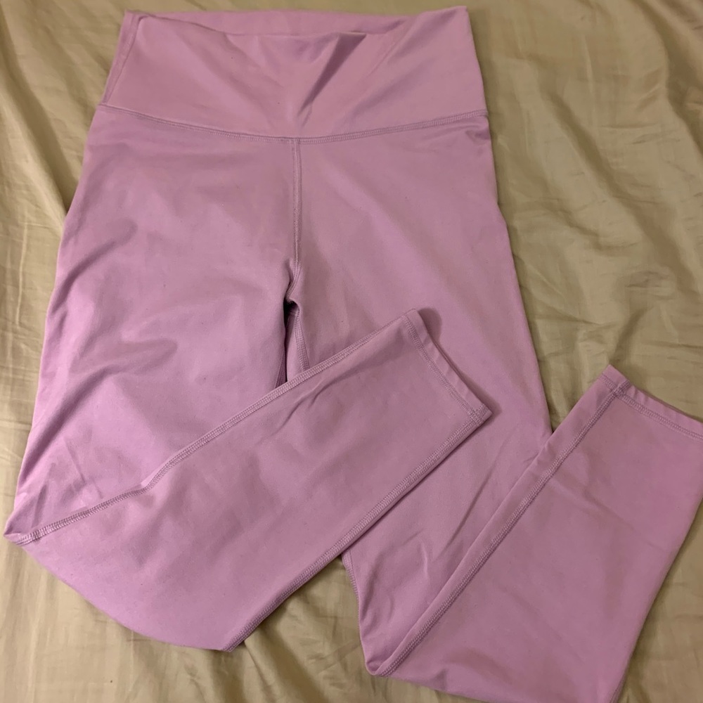 Fabletics high waisted pink leggings